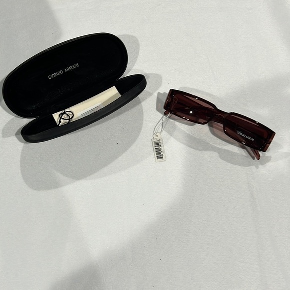 Giorgio Armani Burgundy sunglasses. NWT. - Picture 1 of 12